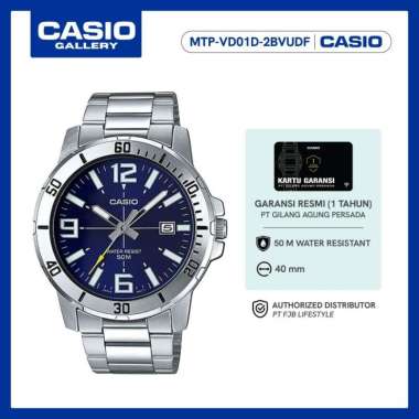 Casio Jam Tangan Pria MTP-VD01D-2BVUDF