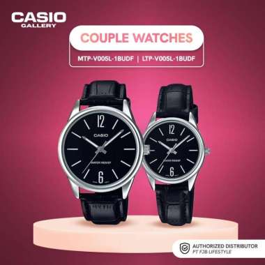 Jam Tangan Couple Casio MTP-V005L-1BUDF x LTP-V005L-1BUDF