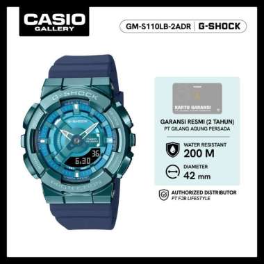 G-Shock Jam Tangan Wanita GM-S110LB-2ADR Analog Digital Water Resistance Blue