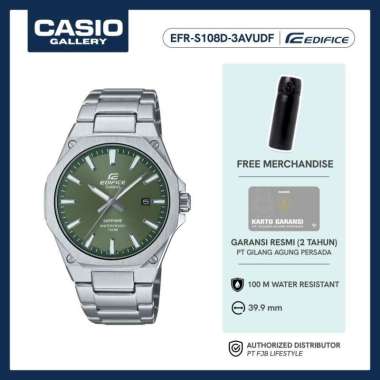 Jam Tangan Pria Casio Edifice EFR-S108D-3AVUDF Original Analog