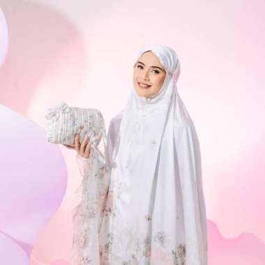 VESELKA Zava Desert Dunes Mukena Dewasa Motif Printing Sajadah Mahar Pernikahan Hampers Box Satin Si