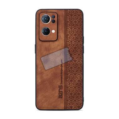 Case Aesthetic Oppo A96 4G Original Azns Luxury Aesthetic Retro Case Cokelat
