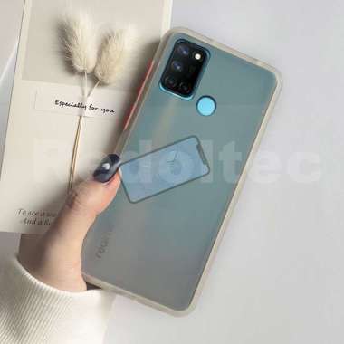 Case Realme 7i / C17 Ultra Hard Soft Case Aero Frosted Matte Original Hitam