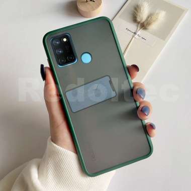 Case Realme 7i / C17 Ultra Hard Soft Case Aero Frosted Matte Original Hijau