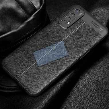 Case Realme 7 Leather Casing Cover Original Case Realme7 Case Realme 7 Hitam