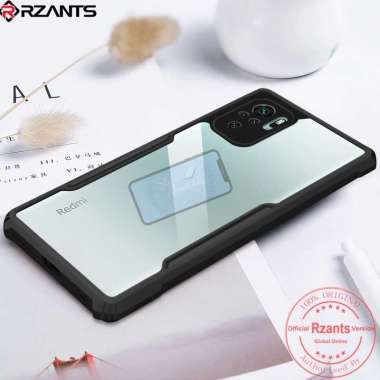 Case Xiaomi Redmi Note 10 Rzants Original Hard Soft Bumper Case Rzants Redmi Note 10 Hitam