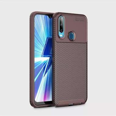 Original Case Shockproof Case Vivo Y17 Cokelat
