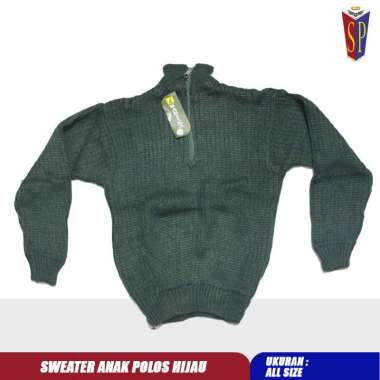 Sweater Rajut Anak - Jaket Rajut Anak - Sweater Anak Rajut Hijau