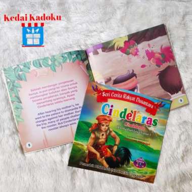 Buku Cerita Rakyat Nusantara Cindelaras Bergambar Billingual