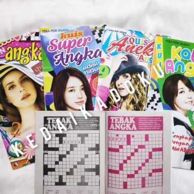Buku TTS Kuis & Angka Teka Teki Silang Asah Otak Medium Murah Termurah TTS Angka