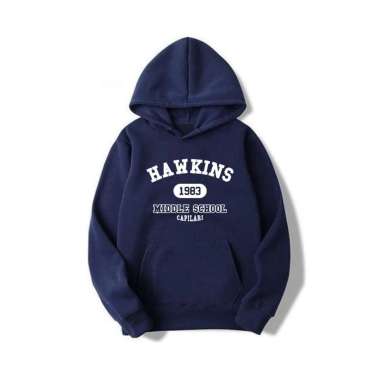 Jaket Sweater Hoodie Distro Premium Motif Hawkins | Jaket Hoodie Jumper Casual Pria - Hoodie Hawkins