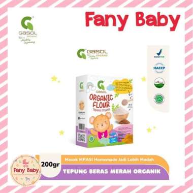 GASOL TEPUNG BERAS 200GR / MPASI MAKANAN BAYI Beras Merah
