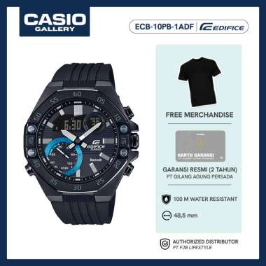Casio Jam Tangan Pria Edifice ECB-10PB-1ADF Analog Digital