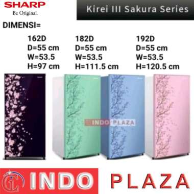 KULKAS SHARP 1 PINTU SJ-N162D / 182D / 192D BUNGA SAKURA SJ-N162D