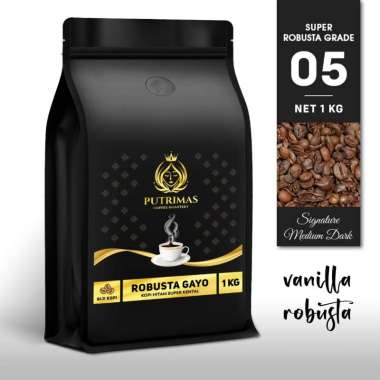 PUTRIMAS Biji Kopi Robusta Gayo Super 1 Kg Biji Kopi
