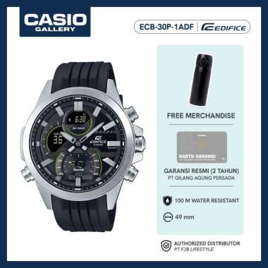 Casio Jam Tangan Pria Edifice ECB-30P-1ADF Original Smartwatch
