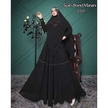 gaMIS SYARI BRAND MARIANI ORI CERUTY BABYDOLL ARMANY PREMIUM IMPOR GAMIS SYAR'I MEWAH GLAMOUR CANTIK