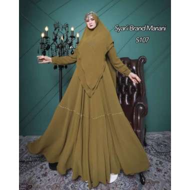 gaMIS SYARI BRAND MARIANI ORI CERUTY BABYDOLL ARMANY PREMIUM IMPOR GAMIS SYAR'I MEWAH GLAMOUR CANTIK