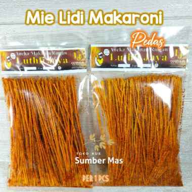MIE LIDI MAKARONI / mie lidi pedas / mie lidi asin / berat 100 gr Pedas
