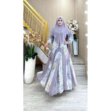 GAMIS SYARI SET HIJAB KHIMAR CERUTY PREMIUM BY ANDINI GROUP ORI JUMBO STANDAR SERAGAMAN FASHION MUSL