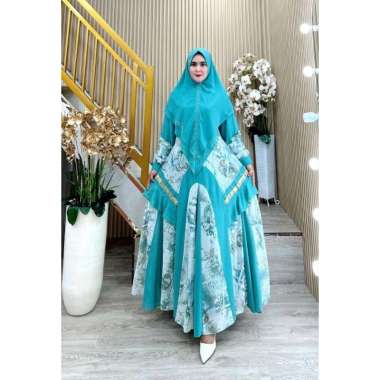 GAMIS SYARI SET HIJAB KHIMAR CERUTY PREMIUM BY ANDINI GROUP ORI JUMBO STANDAR SERAGAMAN FASHION MUSL