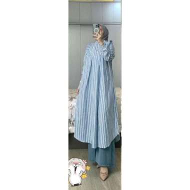 ONE SET MOTIF PREMIUM SETELAN LONG TUNIK CANTIK DAN MEWAH SETELAN KATUN HARUKA MIX CRINGKEL TERBARU