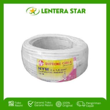 Kabel NYM Supreme @ 50 Meter 2x1.5 / 2 x 1.5 / 2x1,5 / 2 x 1,5