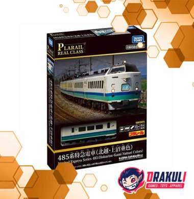 Toys Takara Tomy Plarail Real Class Limited Express Series 485 (Hokuetsu Kami Nuttari Colors)
