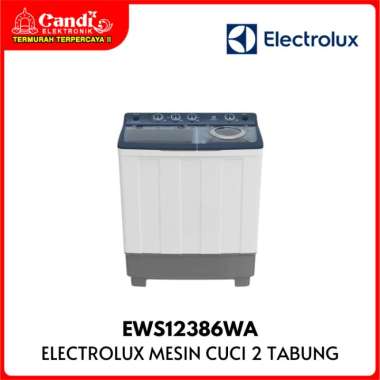 ELECTROLUX Mesin Cuci 2 Tabung 12 Kg EWS12386WA