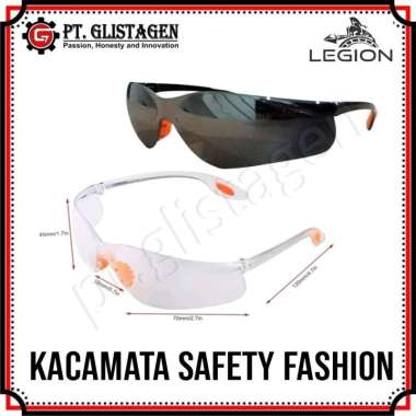 Kacamata Safety Glasses Fashion Bening Clear Tanpa Tali Kacamata Clear CLEAR