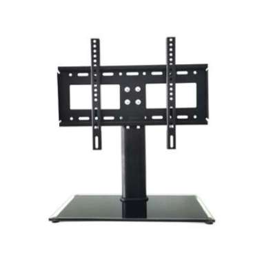 PF Bracket TV Tabletop Adjustable for 14-40 Inch TV KM-605 Speaker Besi Rak Dinding Meja Breket Stan