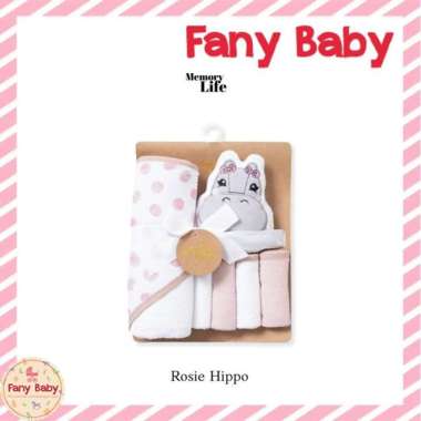 MEMORY LIFE LITTLE DOVE DELUXE BABY SET 6 IN 1 / TWL0005 ROSIE HIPPO