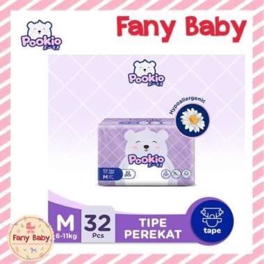 POOKIO PREMIUM DIAPERS TAPE - PANTS / POPOK BAYI M32 TAPE