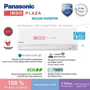 AC PANASONIC 1/2 PK CS/CU-XPU5XKJ DELUXE INVERTER+NANOE X