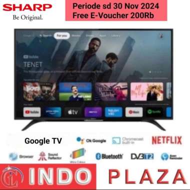TV SHARP 50 Inch 2T-C50EG1i SMART GOOGLE TV / ANDROID