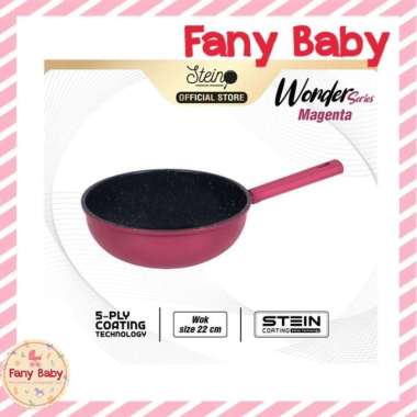 STEIN COOKWARE WONDERPAN WOK 20CM - 24CM 22CM MAGENTA