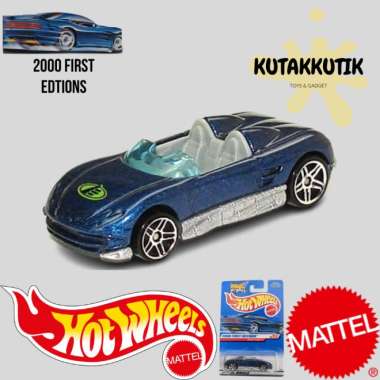 Hot Wheels Mobil Sedan Convertible MX48 Turbo Biru 2000 First Editions
