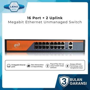 Switch Hub 16 Port / Switch POE 16 Port