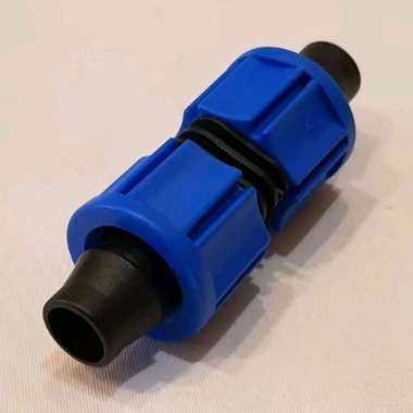 Konektor Lurus Selang Drip Tape 16mm Straigth Connector Joiner untuk Menyambung Selang Drip Tape Iri