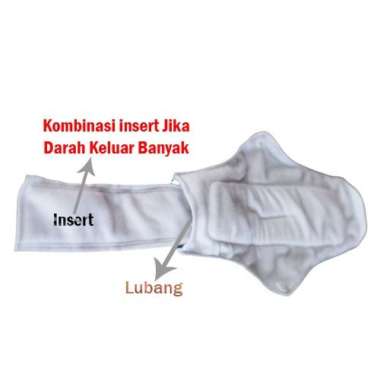 insert pembalut kain,lapisan tambahan pembalut kain 6 pcs insert
