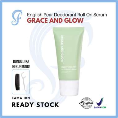 GRACE AND GLOW English Pear and Freesia Deodorant Roll On Serum