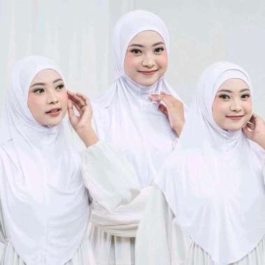 PUSSAT Layla Hijab Bergo Tali Soft Pet Spandex Jersey Premium Khimar Medina Bergo Mecca Hijab Instan