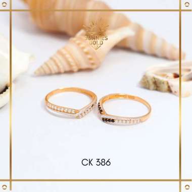 CINCIN WANITA EMAS ASLI MODEL AUREL MEWAH EMAS MUDA DAN TUA KADAR 6K (300), 8K (375) & 16K (700) CIN