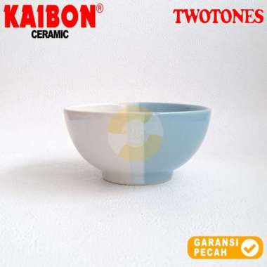 KAIBON 1pcs Bowl Dinner Ramen 6in Twotone Color Mangkok Makan Ramen 15cm 2 Warna TURKISH