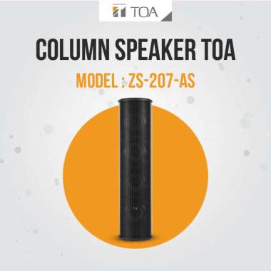 METAL COLUMN SPEAKER TOA ZS-207-AS