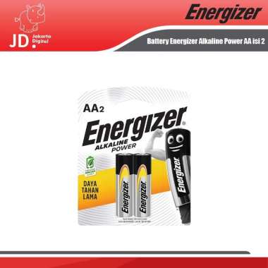 Battery Energizer Alkaline Power AA - Baterai Alkaline AA isi 2