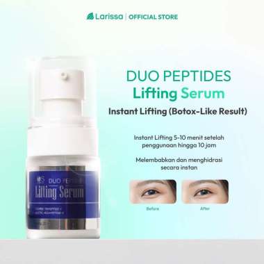 Larissa Duo Peptide Lifting Serum – Serum Wajah Untuk Mengatasi Kerutan, Garis Halus, Mengencangkan,