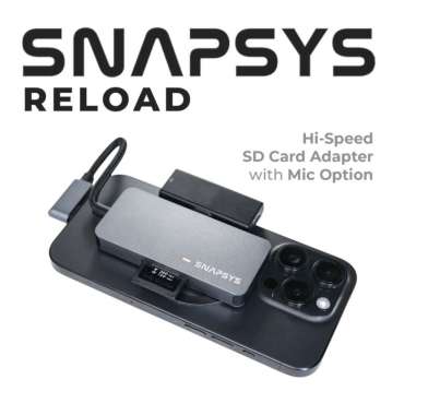 Snapsys Reload - SD Card Reader For IPhone Creator High-Speed Card Reader Magsafe SD Card Reader