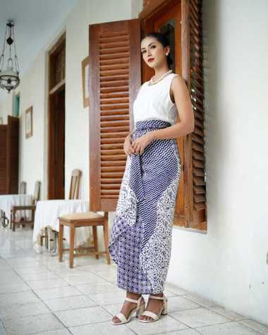 MARGARIA BATIK - Dress Batik dan Rok Wanita Bahan Viscose - Samasta Series - Dress Vania & Rok Lilit