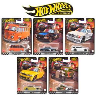 Hot Wheels Premium Boulevard Set 5 Pcs Mix 5 Mercedes Samba Volvo BMW